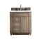 James Martin Vanities Bristol 30in Single Vanity, Whitewashed Walnut w/ 3 CM Carrara Marble Top 157-V30-WW-3CAR - alternate 1